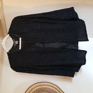 Vintage Beaded Glam Retro 50s Cardigan Medium